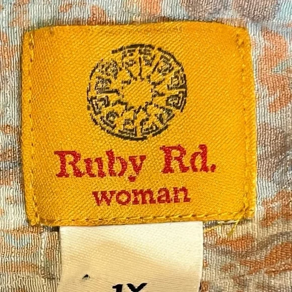 Ruby Rd Woman Long Sleeve Blouse, Size 1X - Picture 5 of 10